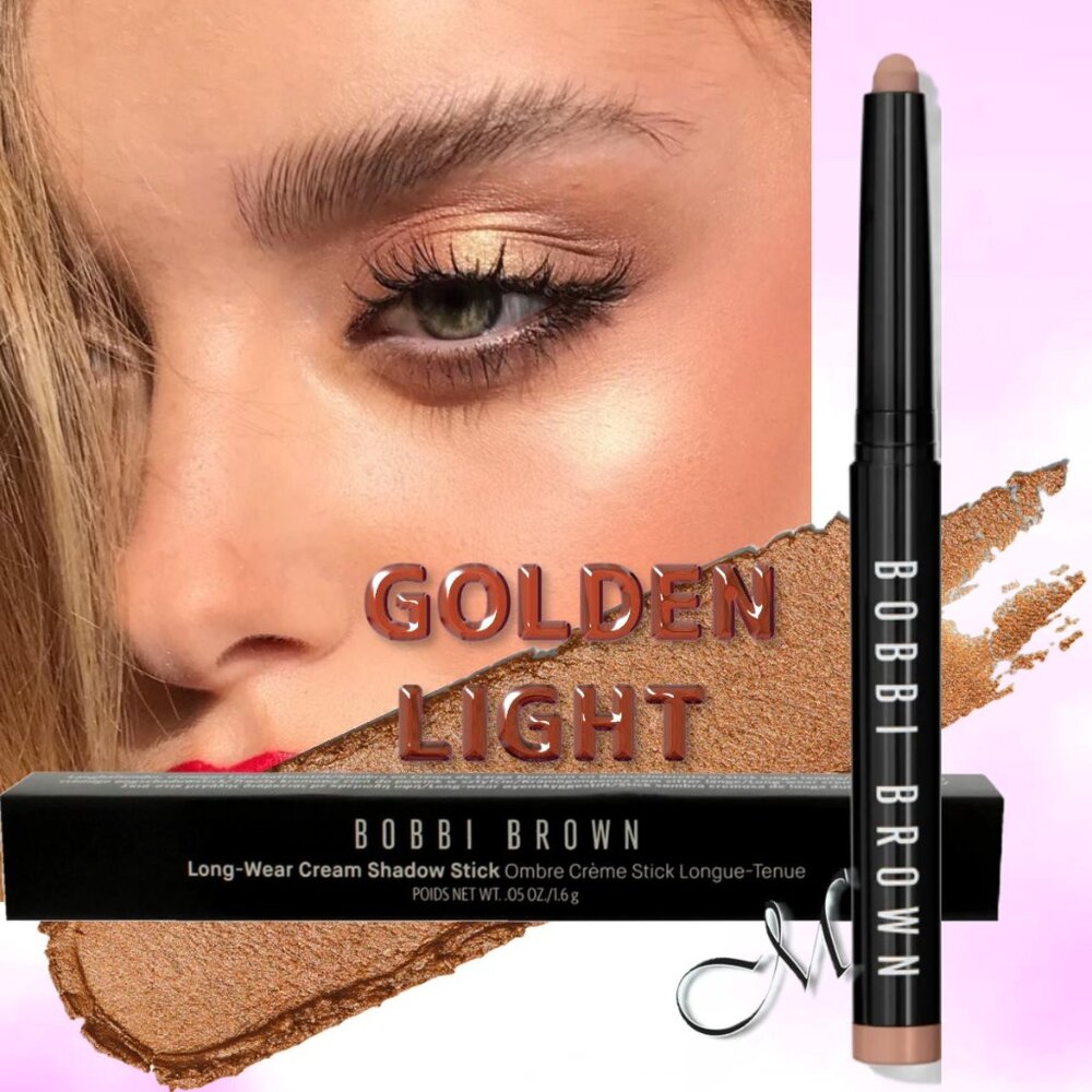 BOBBI BROWN Long Wear Cream Shadow Stick* ~ Golden Light (Shimmer) NIB 1.6g
